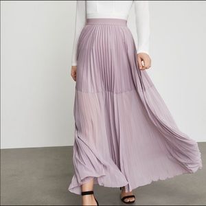 BCBGMaxAzria Tisa Skirt in Lilac Mauve